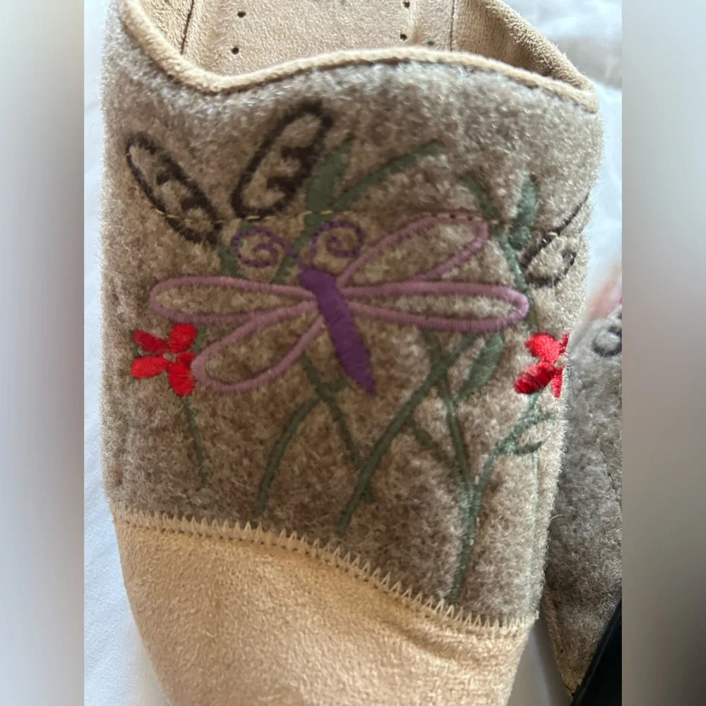 Spring Step Flexus Slippers Clogs Dragonfly Made … - image 6